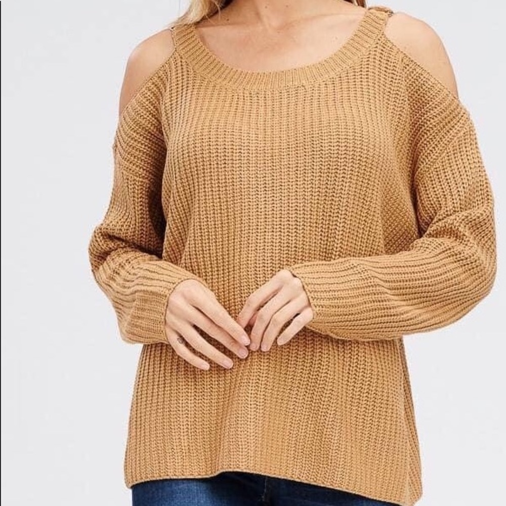 🛍Boutique Liquidation- Cold Shoulder Sweater